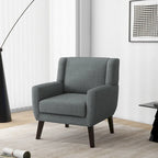 Fauteuil rembourré avec dossier large