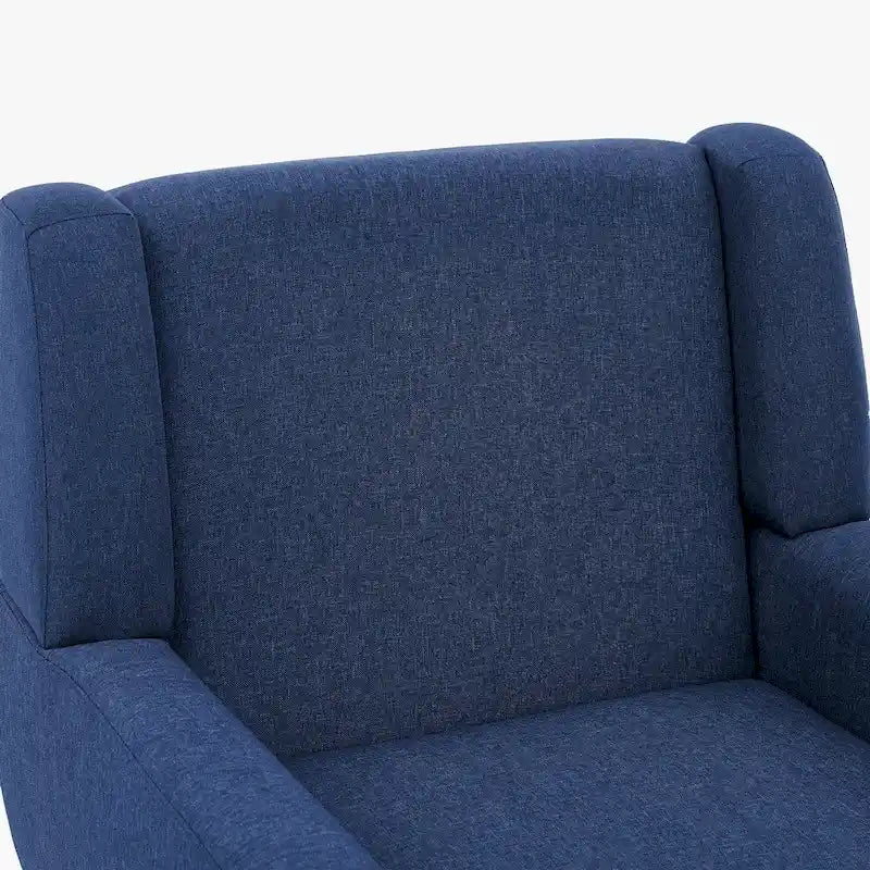 Fauteuil rembourré avec dossier large