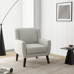 Fauteuil rembourré avec dossier large