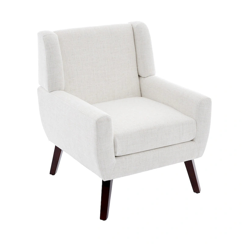 Fauteuil rembourré avec dossier large