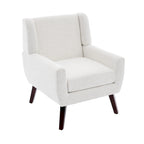 Fauteuil rembourré avec dossier large