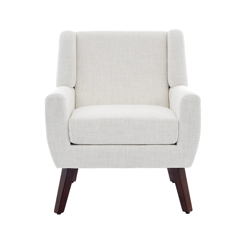 Fauteuil rembourré avec dossier large