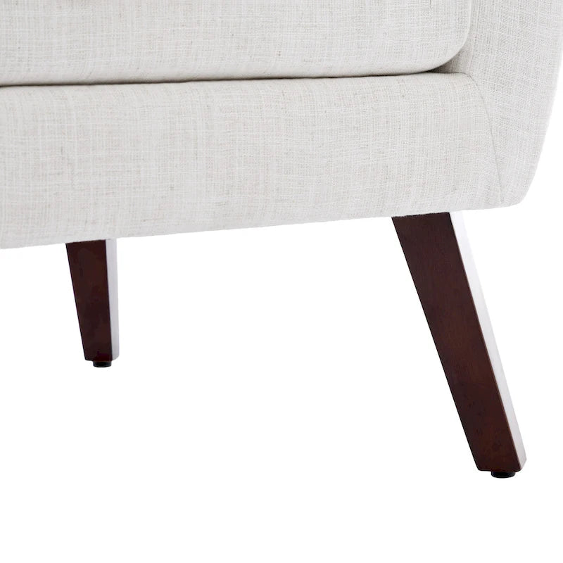 Fauteuil rembourré avec dossier large