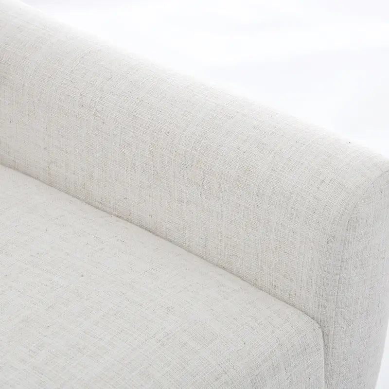 Fauteuil rembourré avec dossier large
