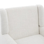 Fauteuil rembourré avec dossier large