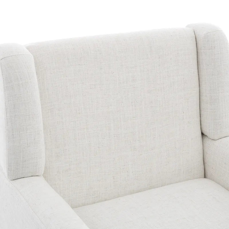Fauteuil rembourré avec dossier large