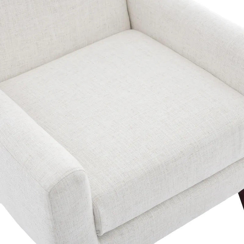 Fauteuil rembourré avec dossier large