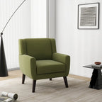 Fauteuil rembourré avec dossier large