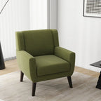 Fauteuil rembourré avec dossier large