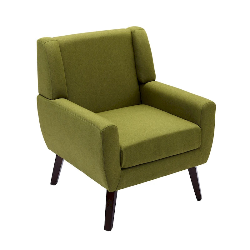 Fauteuil rembourré avec dossier large