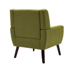 Fauteuil rembourré avec dossier large