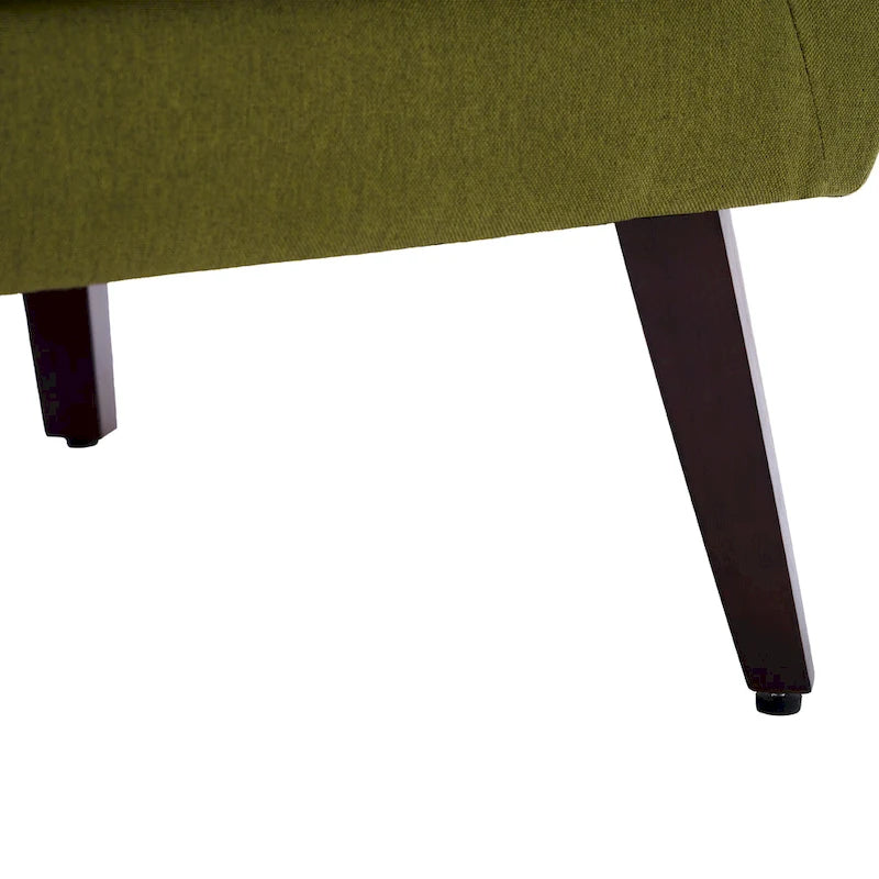 Fauteuil rembourré avec dossier large