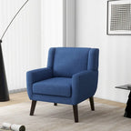Fauteuil rembourré avec dossier large