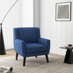 Fauteuil rembourré avec dossier large