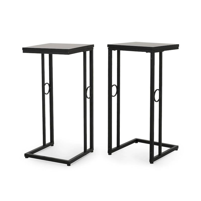 Table d'appoint moderne Bader C (lot de 2)