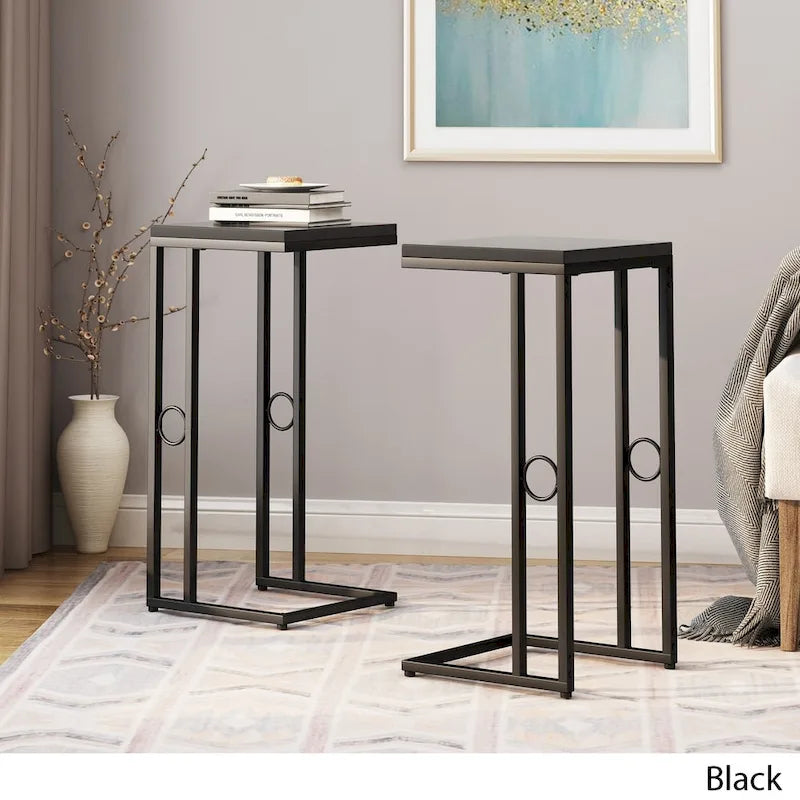 Table d'appoint moderne Bader C (lot de 2)