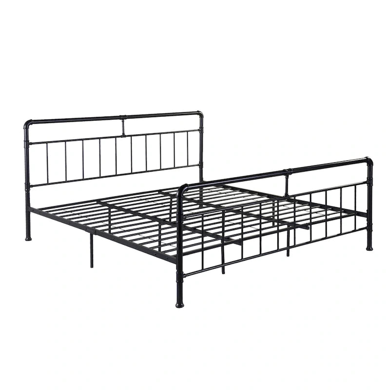 Cadre de lit King-Size industriel Mowry