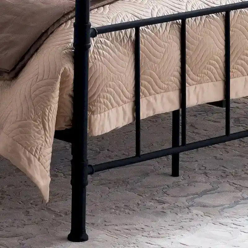 Cadre de lit King-Size industriel Mowry