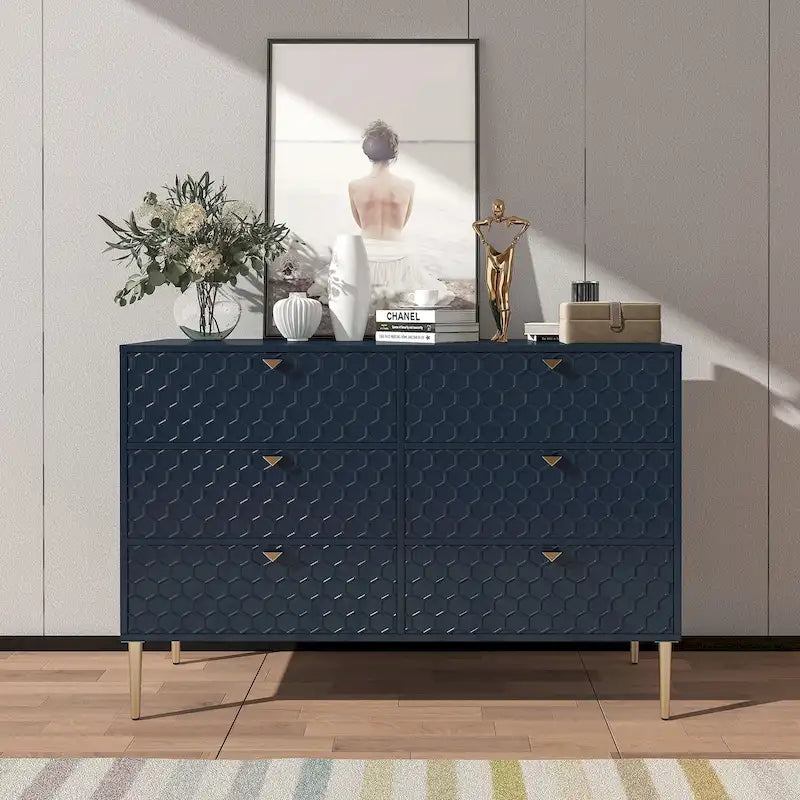 Commode à 6 tiroirs Meuble de rangement