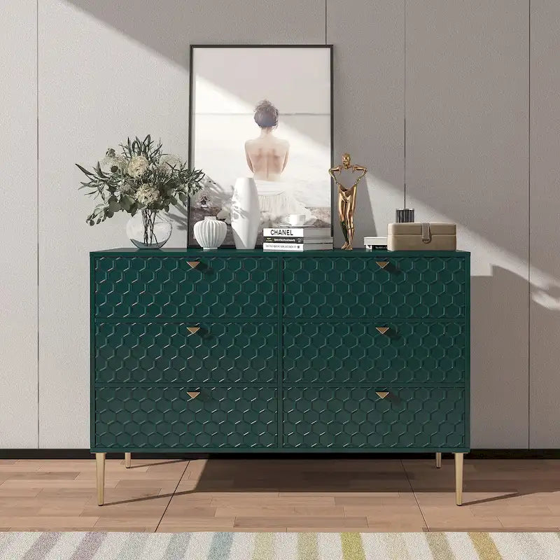 Commode à 6 tiroirs Meuble de rangement