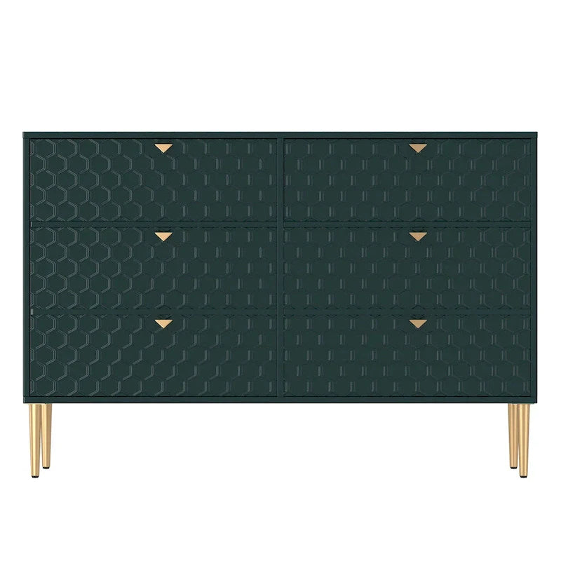 Commode à 6 tiroirs Meuble de rangement