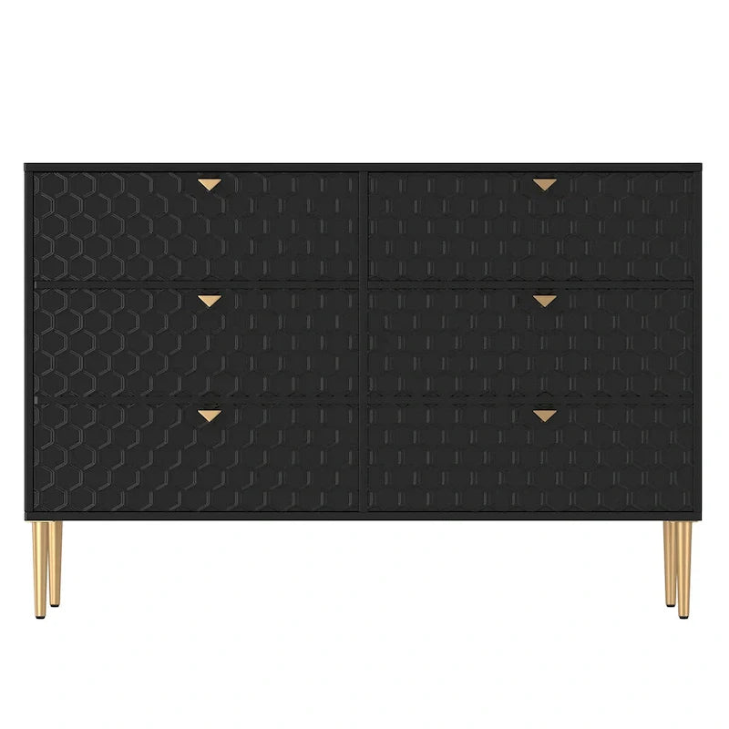 Commode à 6 tiroirs Meuble de rangement