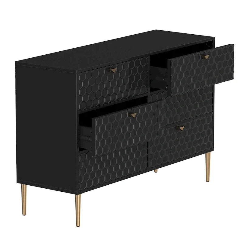 Commode à 6 tiroirs Meuble de rangement