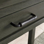 Console de couloir traditionnelle avec rebord
