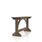 Console de salon Catrina en chêne rustique, 119 cm