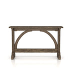 Console de salon Catrina en chêne rustique, 119 cm