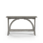 Console de salon Catrina en chêne rustique, 119 cm