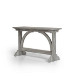 Console de salon Catrina en chêne rustique, 119 cm