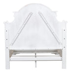 Lit à panneau, commode avec miroir et table de nuit