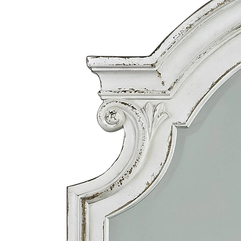 Lit à panneau, commode avec miroir et table de nuit