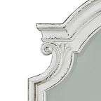 Lit à panneau, commode avec miroir et table de nuit