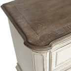 Lit à panneau, commode avec miroir et table de nuit