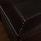 Crestfield Table Basse Marron Foncé / Pouf de Rangement