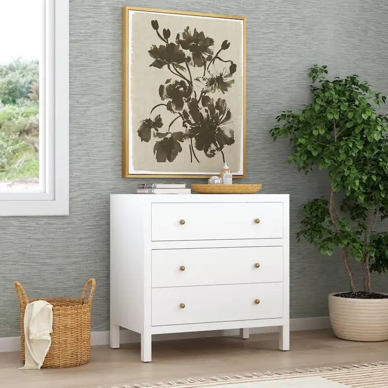 Commode en bois à 3 tiroirs