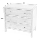 Commode en bois à 3 tiroirs