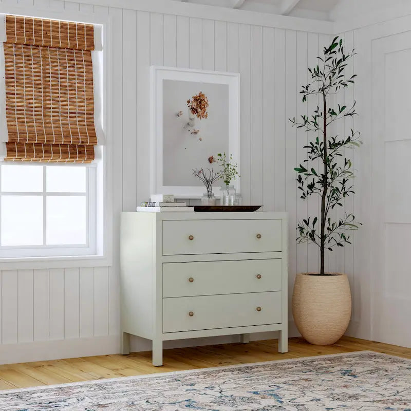 Commode en bois à 3 tiroirs