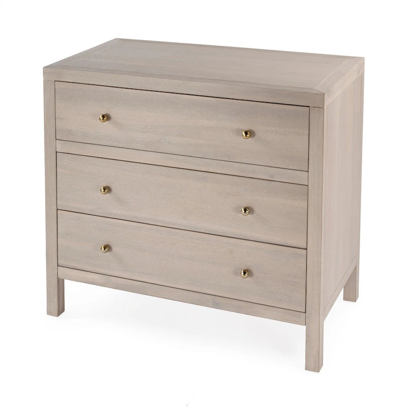 Commode en bois à 3 tiroirs