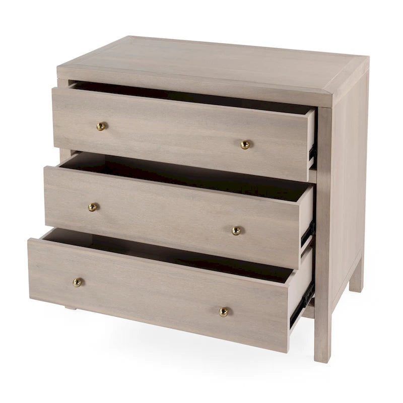 Commode en bois à 3 tiroirs