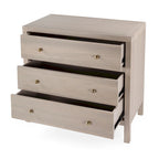 Commode en bois à 3 tiroirs