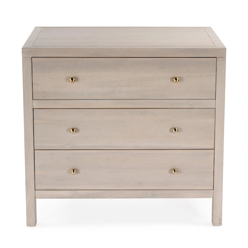 Commode en bois à 3 tiroirs