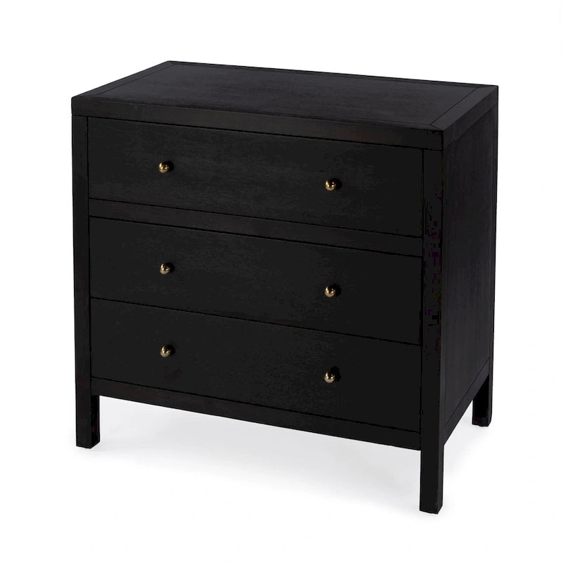 Commode en bois à 3 tiroirs