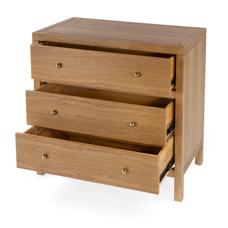 Commode en bois à 3 tiroirs