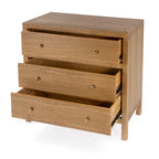 Commode en bois à 3 tiroirs