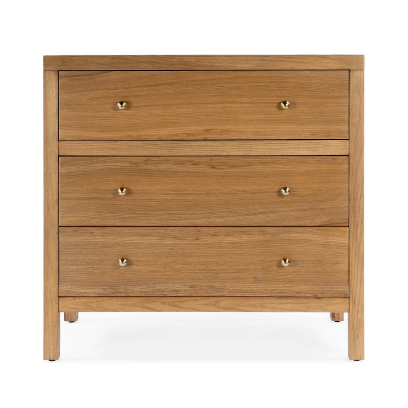 Commode en bois à 3 tiroirs