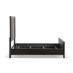 Lit Nyx Modern Espresso en panneau de bois massif