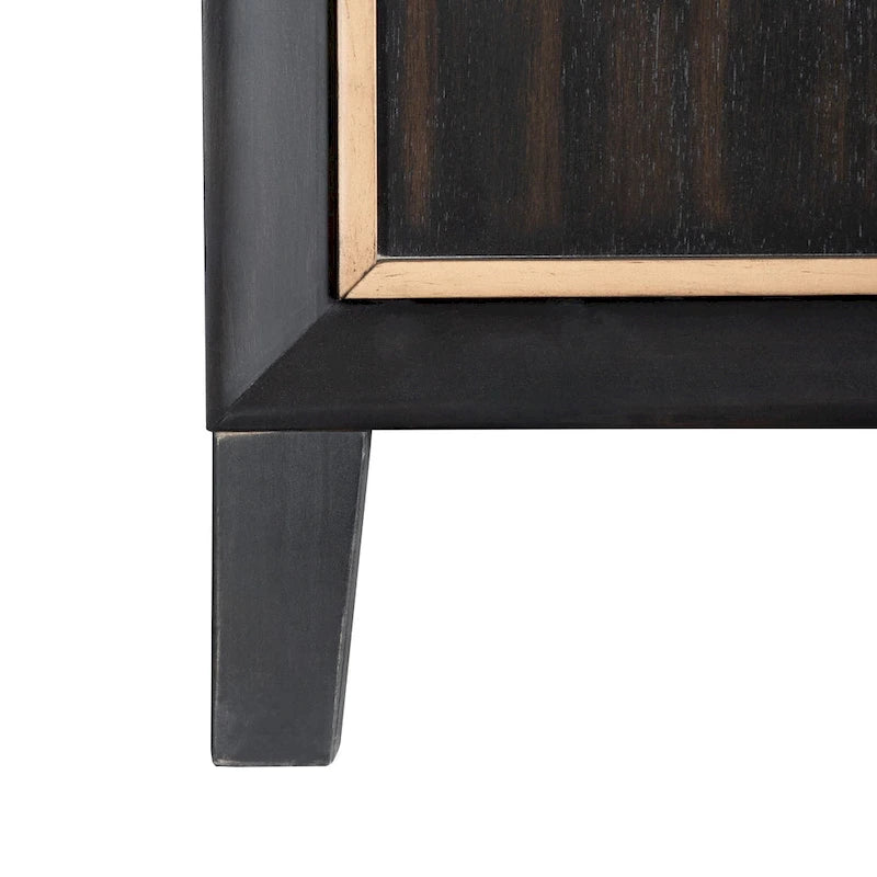 Lit Nyx Modern Espresso en panneau de bois massif
